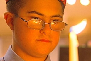 Lior celebrating his bar mitzvah