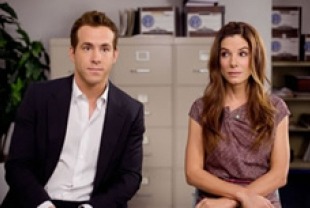 Ryan Reynolds as Andrew and Sandra Bullock as Margaret
