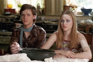 Joseph Cross as Augusten and and Evan Rachel Wood as Natalie