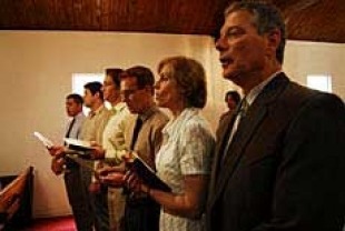 Stephen Lang as Ted and Judith Light as Gayle