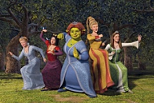 Princess Fiona and her Ladies in Waiting