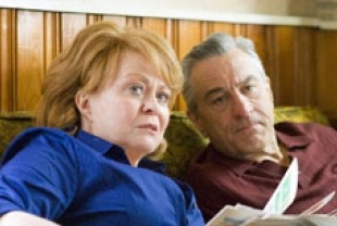 Jacki Weaver as Delores and Robert DeNiro as Pat Sr.