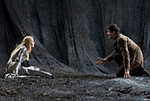 Claire Danes as Yvaine and Charlie Fox as Tristan