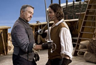 Robert de Niro as TCaptain Shakespeare and Charlie Fox as Tristan
