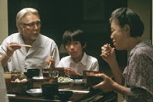 Yoshio Harada as Kyohei, Shohei Tanaka as Yukari's son, and Kirin Kiki as Toshiko