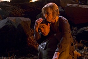 Superman and Martha Kent