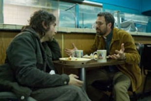 Christopher Thorton as Delicious and Mark Ruffalo as Father Joe