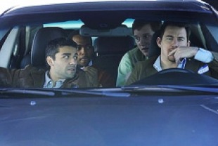Oscar Isaac as Cully, Anthony Mackie as Andre, Chris Pratt as Cully and Channing Tatum as Jake