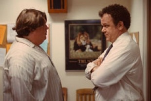 Jacob Wysocki as Terri and John C. Reilly as Mr. Fitzgerald