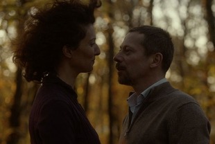 Stephanie Cleau as Asther and Mathieu Amalric as Julien