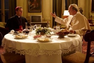Laurent Lucas as Jean-Marie and Aurelien Recoing as Pope John Paul II