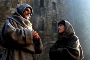 Sean Connery as William and Christian Slater as Adso