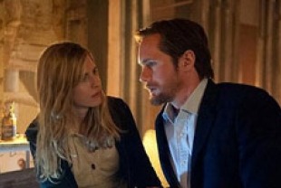 Brit Marling as Sarah and Alexander Skarsgard as Benji