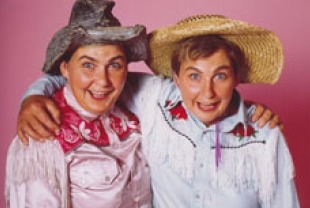 Lynda and Jools Topp as The Ginghams