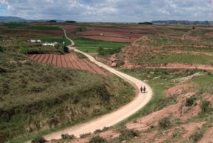 A scene from Walking the Camino