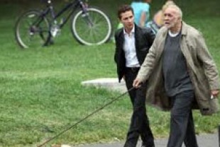 Shia LaBeouf as Jake Moore and Frank Langella as his mentor