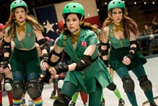 Drew Barrymore as Smashley Simpson, Ellen Page as Babe Ruthless, Kristen Wiig as Maggie Mayhem