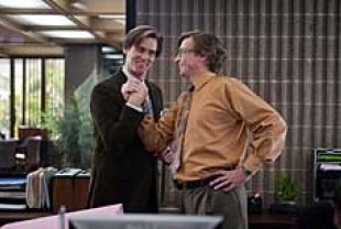 Jim Carrey as Carl and Rhys Darby as Norm