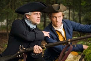 Moritz Bleibtreu as Kestner and Alexander Fehling as Goethe