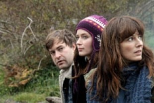 Mark Duplass as Jack, Emily Blunt as Iris and Rosemarie DeWitt as Hannah